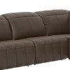 Spoleto Cafe Latte Modular Power Reclining Sectional w/ Power Euro Headrests