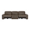 Spoleto Cafe Latte Power Reclining Sofa w/ Power Euro Headrests