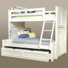 Cottage Traditions Twin/Full Bunk Bed (White)