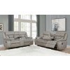 Greer Reclining Living Room Set (Taupe)