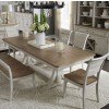 Farmhouse Reimagined Rectangular Dining Set w/ Ladder Back Chairs