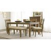 The Nook 80 Inch Rectangular Dining Set (Oak) w/ Side Chairs and Bench