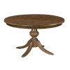 The Nook 44 Inch Round Dining Table (Hewned Maple)