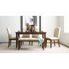 The Nook 60 Inch Rectangular Dining Set (Maple) w/ Parsons Chairs
