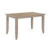 The Nook 60 Inch Counter Height Dining Table (Heathered Oak)