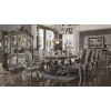Versailles 136 Inch Dining Room Set (Antique Platinum)