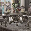 Versailles Round Dining Table (Antique Platinum)