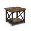Carpenter Lamp Table (Rustic Brown)
