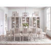Maren Fresh Canvas Leg Dining Room Set w/ Woven Back Chairs