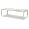 Maren Fresh Canvas Leg Dining Room Set w/ Fluted Curved Back Chairs