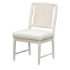 Maren Fresh Canvas Double Pedestal Dining Room Set w/ Woven Back Chairs