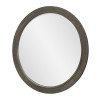Maren Truffle Round Mirror