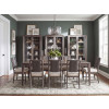 Maren Truffle Leg Dining Room Set w/ Woven Back Chairs