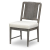 Maren Truffle Double Pedestal Dining Room Set w/ Woven Back Chairs