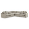 Maxton Heights Pebble 5-Piece Corner Sectional