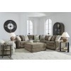 Camellia-Court Coffee Sectional Living Room Set
