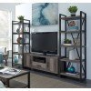 Tanners Creek Entertainment Center w/ Tall Piers