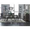 Tanners Creek 72 Inch Dining Room Set w/ Upholstered Chairs and Bench