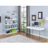 Contemporary Gloss White Home Office Set