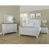Sawmill Arch Poster Bedroom Set (Alabaster Two-Tone)