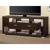 TV Console w/ Drawers in the Center (Cappuccino)