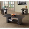 Contemporary Black 3-Piece Occasional Table Set