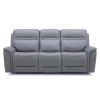 Cooper Blue Gray Triple Zero Gravity Power Reclining Sofa