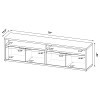 Tabby 79 Inch TV Stand