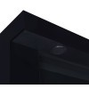 Mallory Black TV Stand w/ Flame Visualizer and Bluetooth Speaker