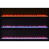 Mallory White TV Stand w/ Flame Visualizer and Bluetooth Speaker