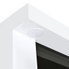 Mallory White TV Stand w/ Flame Visualizer and Bluetooth Speaker