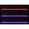Mallory White TV Stand w/ Flame Visualizer and Bluetooth Speaker