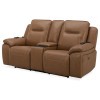 Callihan York Butternut Power Reclining Living Room Set
