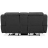 Chapman Aline Coal Dual Zero Gravity Power Recline Loveseat w/ Console and Power Articulating Headrest