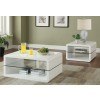 Glossy White Occasional Table Set