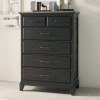 Plank Road Devine Drawer Chest (Charcoal)