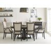Plank Road Button Dining Room Set (Charcoal)