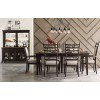 Plank Road Rankin Dining Room Set w/ Oakley Chairs (Charcoal)