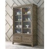 Plank Road Darby Display Cabinet (Stone)