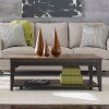 Plank Road Artisans Rectangular Cocktail Table (Charcoal)