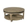 Plank Road Artisans Round Cocktail Table (Stone)