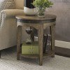 Plank Road Artisans Round End Table (Stone)