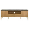 Bradley Grey and Natural Occasional Table Set