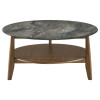 Bradley Smokey Grey and Dark Brown Coffee Table