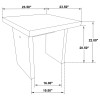 Decker Natural Oak End Table