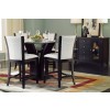 Daisy Square Counter Height Dining Set w/ White Chairs