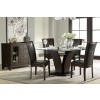 Daisy Square Dining Room Set w/ Dark Brown Chairs