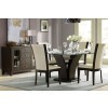 Daisy Square Dining Room Set w/ White Chairs