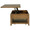 Payne Distressed Brown Lift Top Occasional Table Set