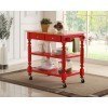 Payson Kitchen Cart (Red)